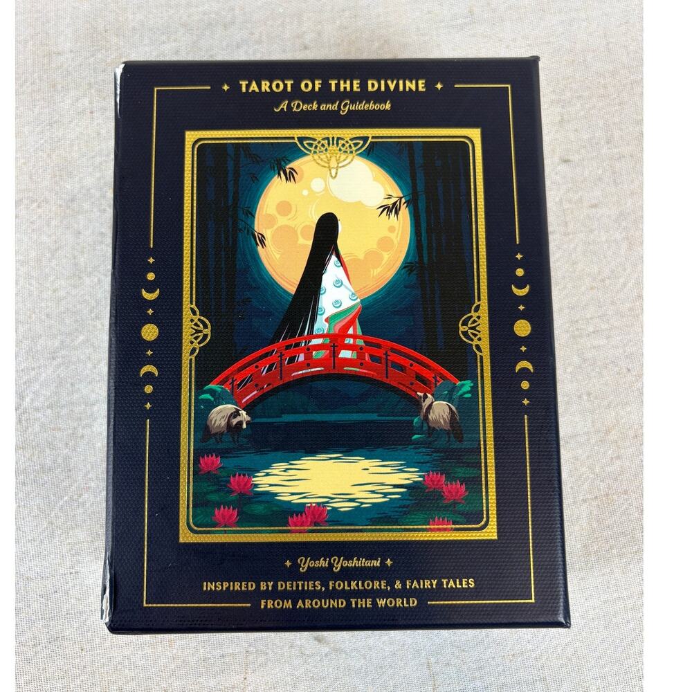 Tarot of the Divine Yoshi Yoshitani 78 Card Deck Guidebook Folklore Fairy Tales